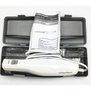 Hamilton Beach Electric Knife Food Slicer Unused Blade Storage Case Model 74250